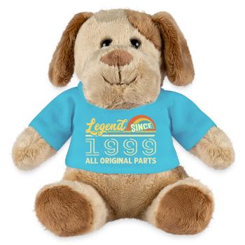 Legendär seit 1999 Geburtstag 1999 Jahrgang 1999 - MiniFeet® Hund Helge - Atollblau - Vorne