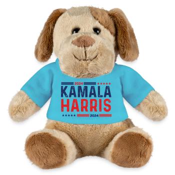 KAMALA HARRIS America - MiniFeet® Dog Helge - atoll blue - Front