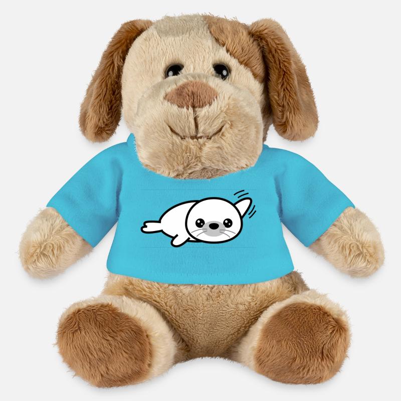 Robbe - MiniFeet® Hund Helge - Atollblau