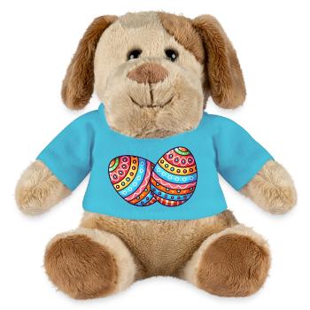 ostereier - MiniFeet® Hund Helge - Atollblau - Vorne