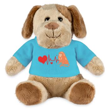 Tamarin Monkey Monkey Monkey Monkey Face - MiniFeet® Dog Helge - atoll blue - Front