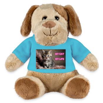 MEINE KATZE, MEIN LEBEN - MON CHAT MA VIE - MiniFeet® Hund Helge - Atollblau - Vorne