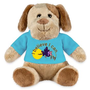 Fliegender Vogel - MiniFeet® Hund Helge - Atollblau - Vorne