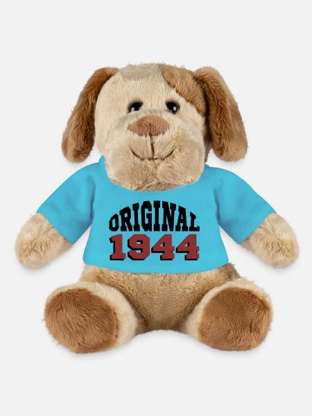 Original 1944 - Chien en peluche Helge MiniFeet® - bleu outremer