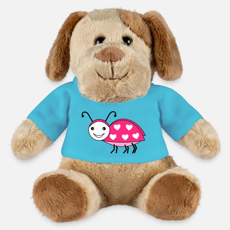 Maikäfer pink - MiniFeet® Hund Helge - Atollblau