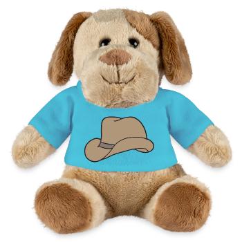 hut braun - MiniFeet® Hund Helge - Atollblau - Vorne