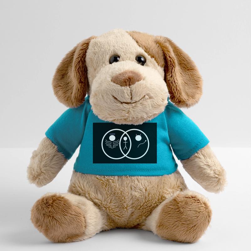 Engel oder Teufel? Niedliches Design Venn-Diagramm MiniFeet® Hund Helge