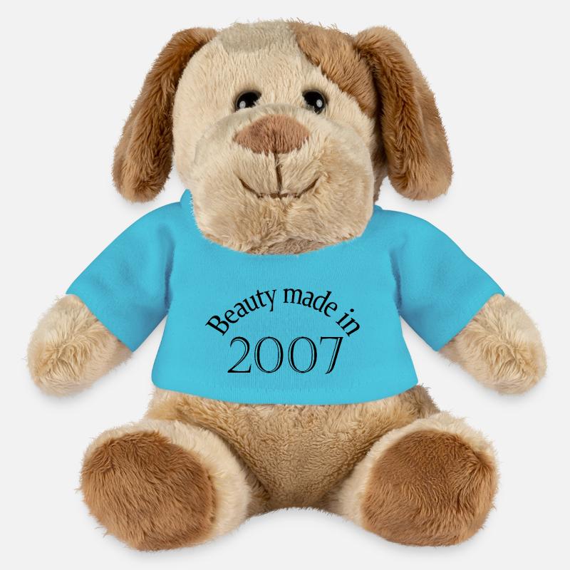 Beauté Made In 2007 - Chien en peluche Helge MiniFeet® - bleu outremer