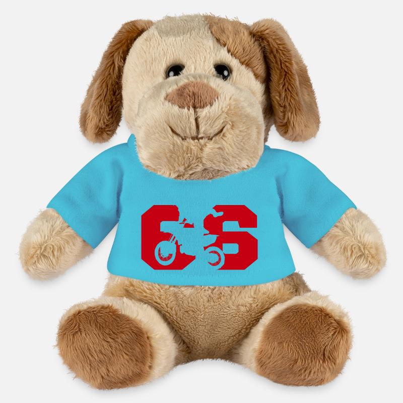 Moto 66 Biker - MiniFeet® Hund Helge - Atollblau