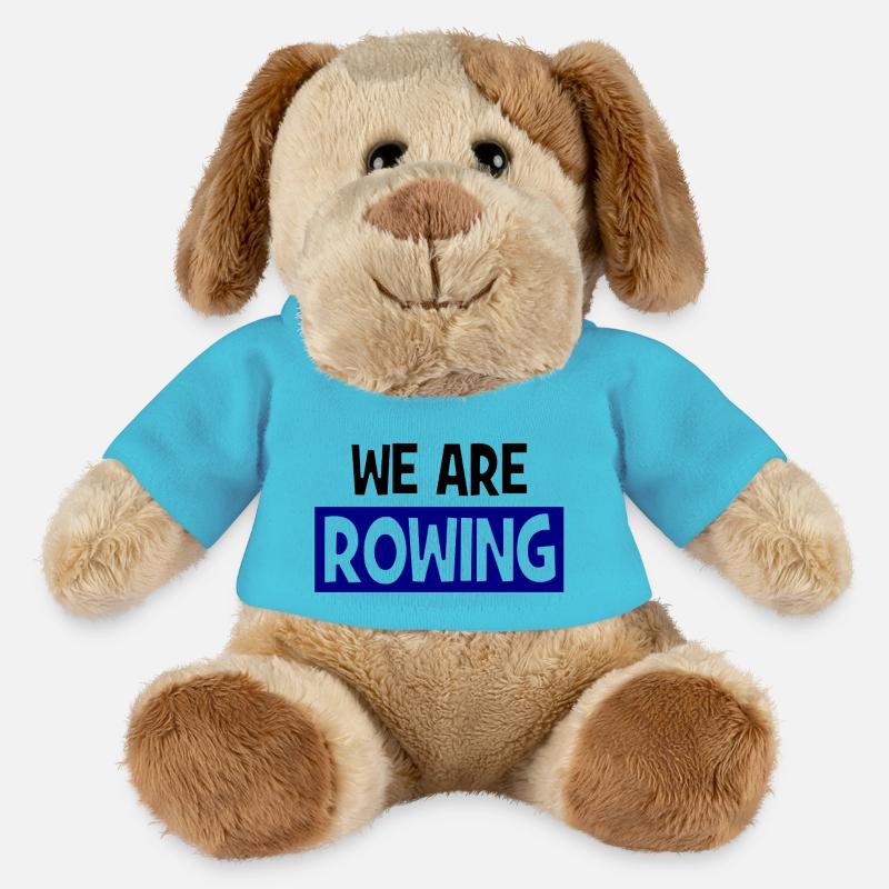 we are ROWING - Rowing - Rowers - Rowers - MiniFeet® Dog Helge - atoll blue