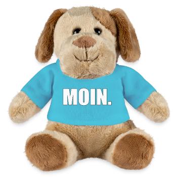 Hello - MiniFeet® Dog Helge - atoll blue - Front