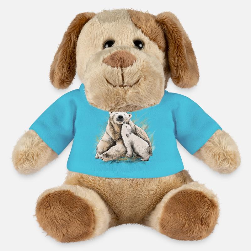 Icebear - MiniFeet® Dog Helge - atoll blue