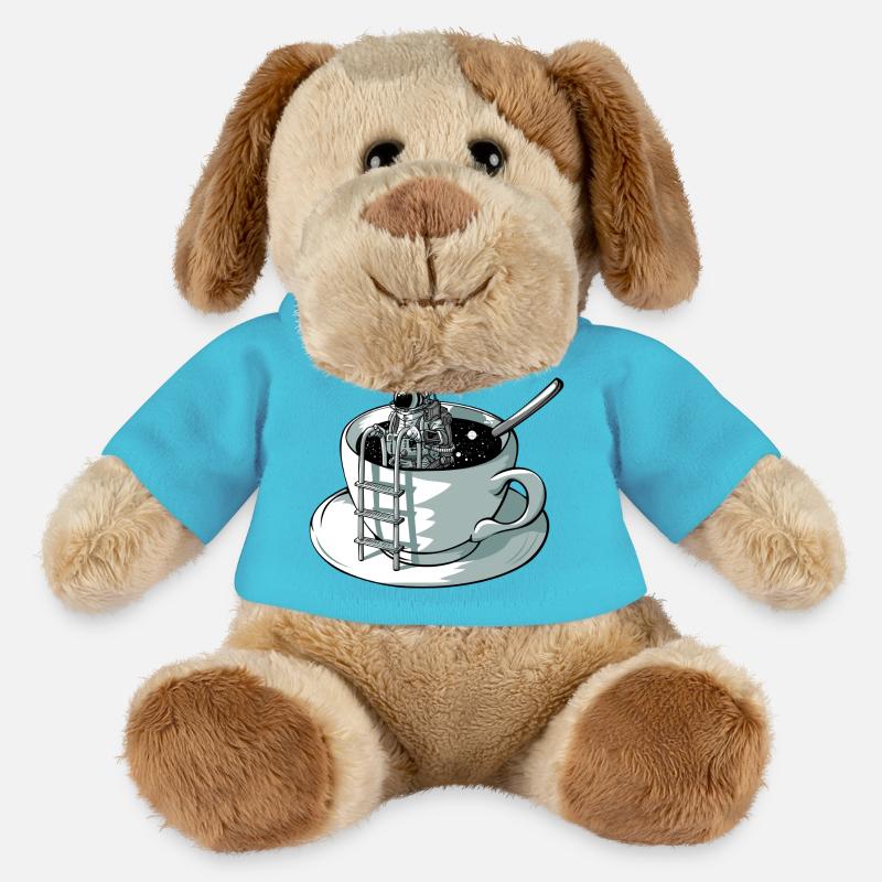 Weltraumkaffee - MiniFeet® Hund Helge - Atollblau