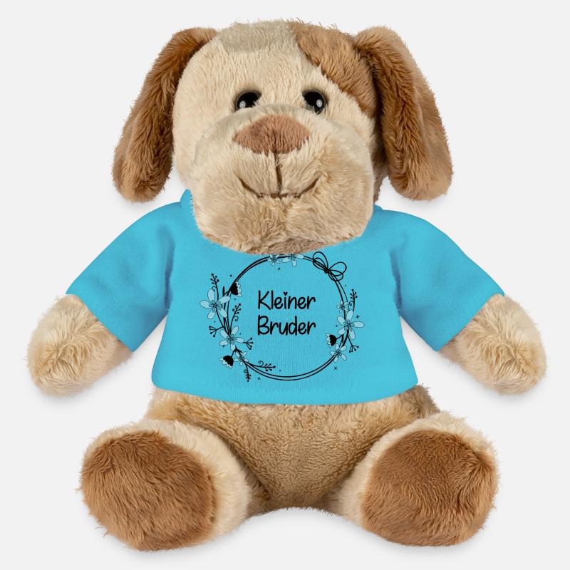 Kleiner Bruder - MiniFeet® Hund Helge - Atollblau