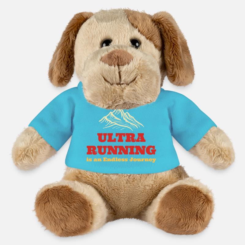 Ultra Running ist ein endloser Journe - MiniFeet® Hund Helge - Atollblau