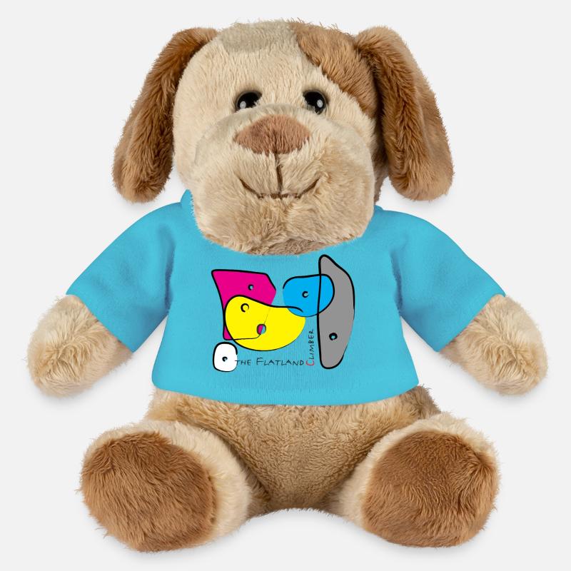 Poignées d’escalade de bloc couleur 3 - Chien en peluche Helge MiniFeet® - bleu outremer