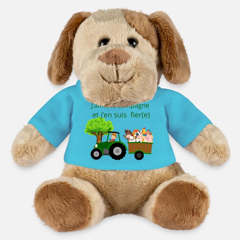 Ich liebe die Landschaft und bin stolz darauf - MiniFeet® Hund Helge - Atollblau