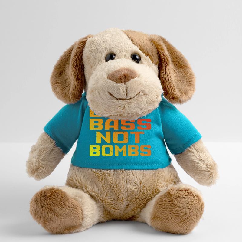 DNB Techno Drop Bass statt Bomben MiniFeet® Hund Helge