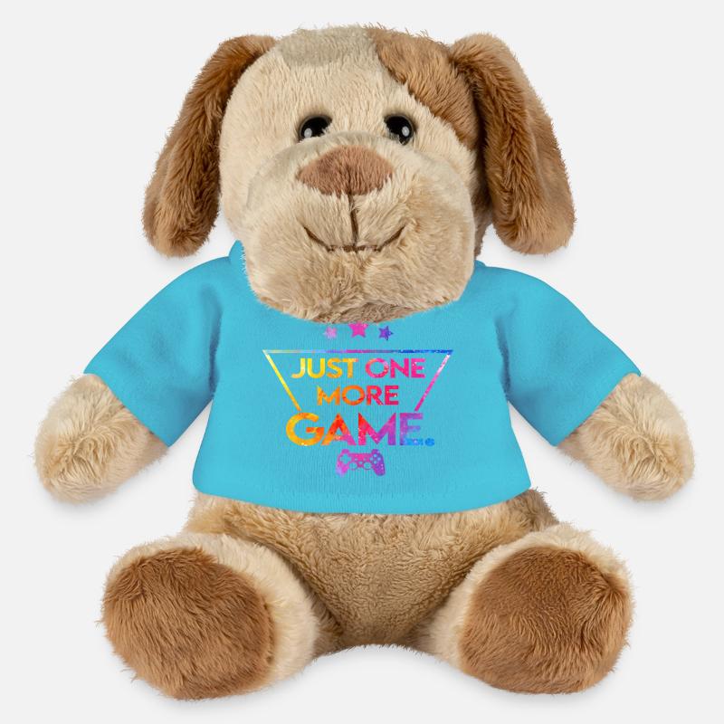 Just_one_more_game_-_star_ - MiniFeet® Dog Helge - atoll blue