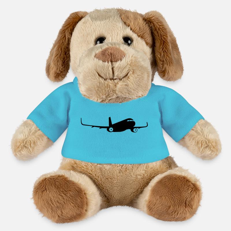 flugzeug - MiniFeet® Hund Helge - Atollblau