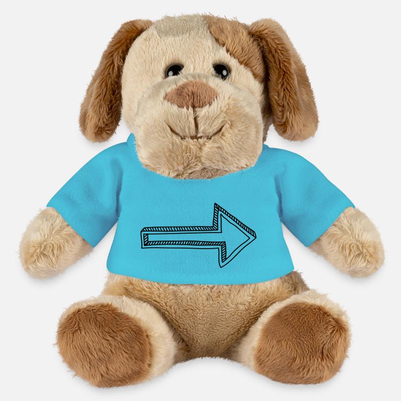 Pfeil - MiniFeet® Hund Helge - Atollblau