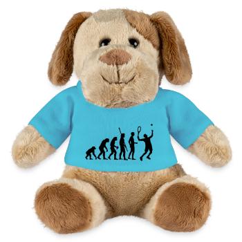 evolution_tennis_b_1c - MiniFeet® Hund Helge - Atollblau - Vorne
