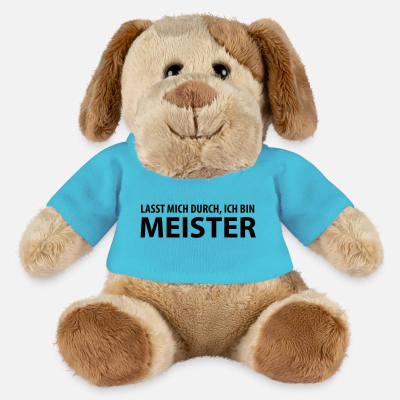lasst mich durch, ich bin meister - MiniFeet® Hund Helge - Atollblau