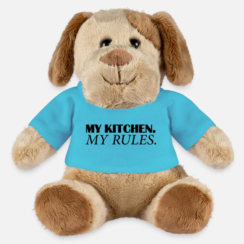 my kitchen my rules - MiniFeet® Hund Helge - Atollblau