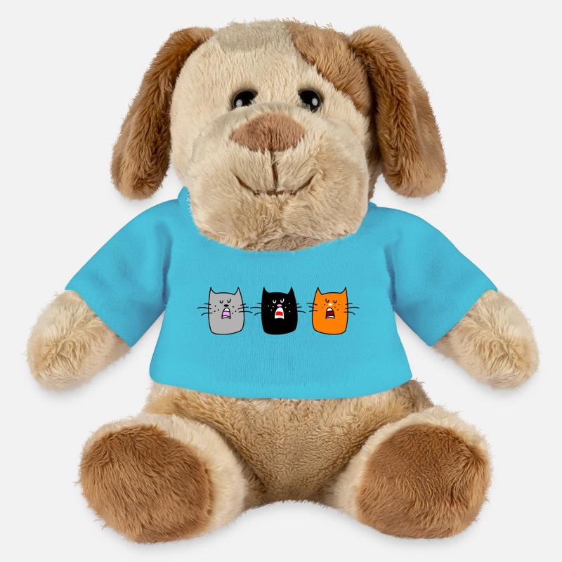 Katzenkonzert (b) - MiniFeet® Hund Helge - Atollblau
