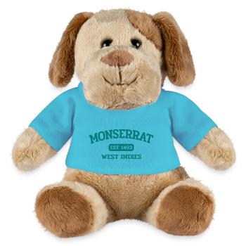 Monserrat - Plymouth - Karibik - West Indies - MiniFeet® Hund Helge - Atollblau - Vorne