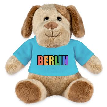 Schwules Berlin - MiniFeet® Hund Helge - Atollblau - Vorne