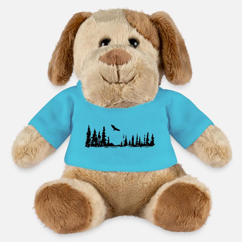 Natur - MiniFeet® Hund Helge - Atollblau