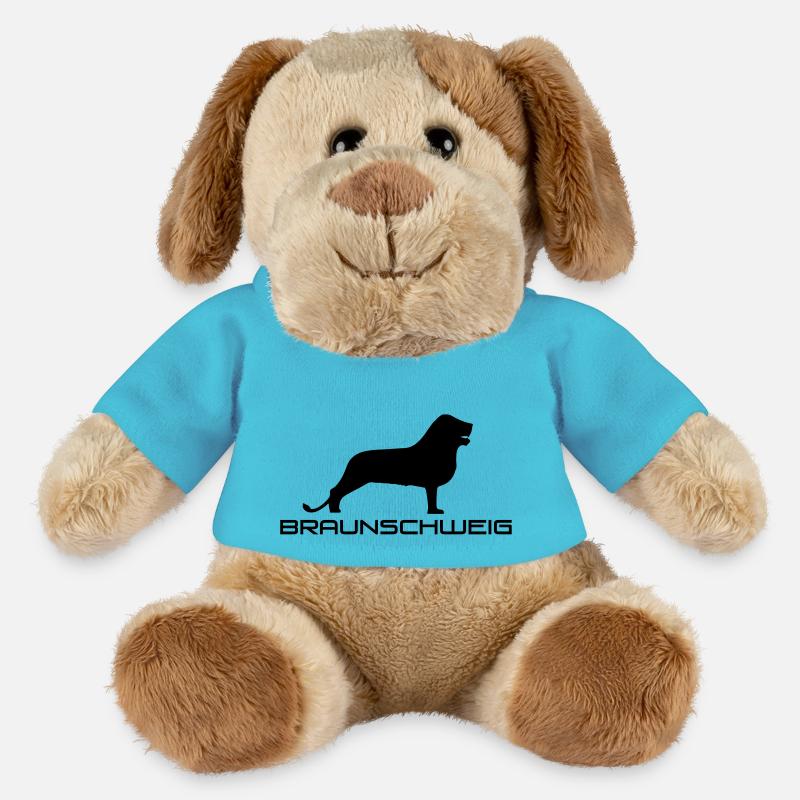 Braunschweig mit Löwe - MiniFeet® Hund Helge - Atollblau