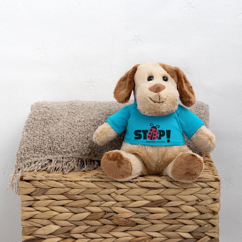 Arrêtez la violence insensée. Violence insensée, Chien en peluche Helge MiniFeet®