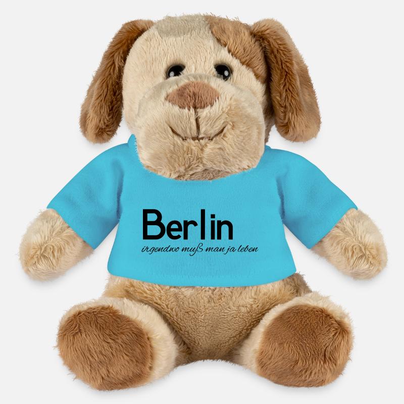 Leben in Berlin - MiniFeet® Hund Helge - Atollblau