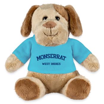 Monserrat - Plymouth - Karibik - West Indies - MiniFeet® Hund Helge - Atollblau - Vorne