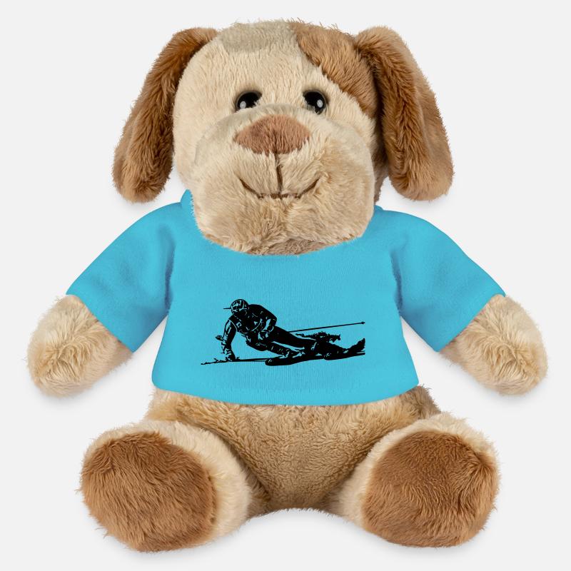 Skier 3 - MiniFeet® Hund Helge - Atollblau