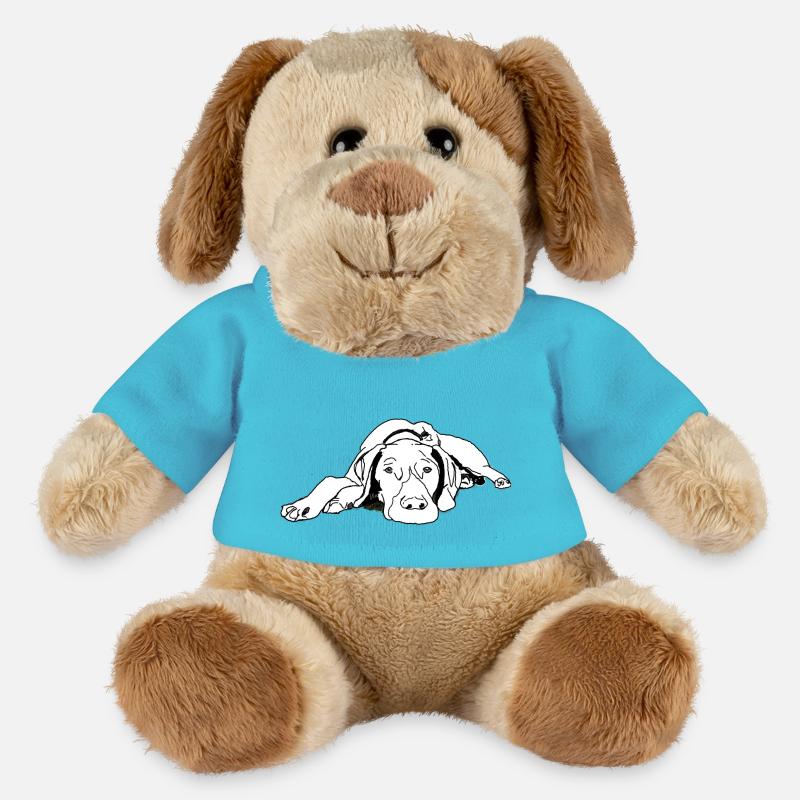 Pointer Deutsch Kurzhaar - MiniFeet® Hund Helge - Atollblau