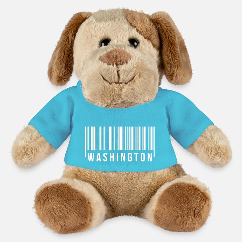 Washington Strichcode - MiniFeet® Hund Helge - Atollblau