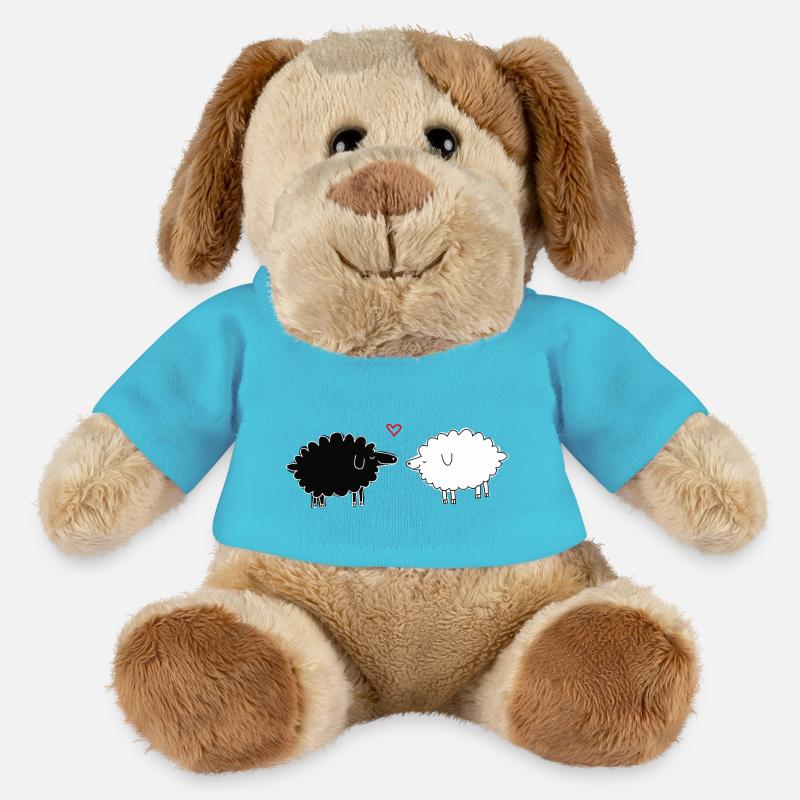 Schafe - MiniFeet® Hund Helge - Atollblau