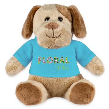 Floral vibes - MiniFeet® Dog Helge - atoll blue - Front