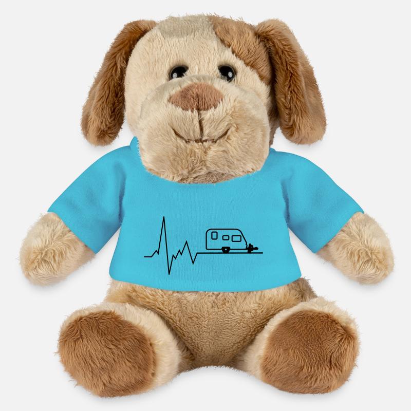 herzschlag wohnwagen - MiniFeet® Hund Helge - Atollblau