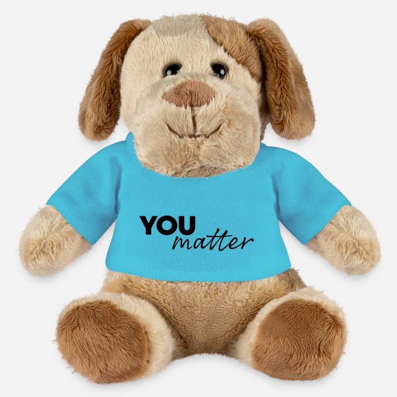 You matter - MiniFeet® Hund Helge - Atollblau