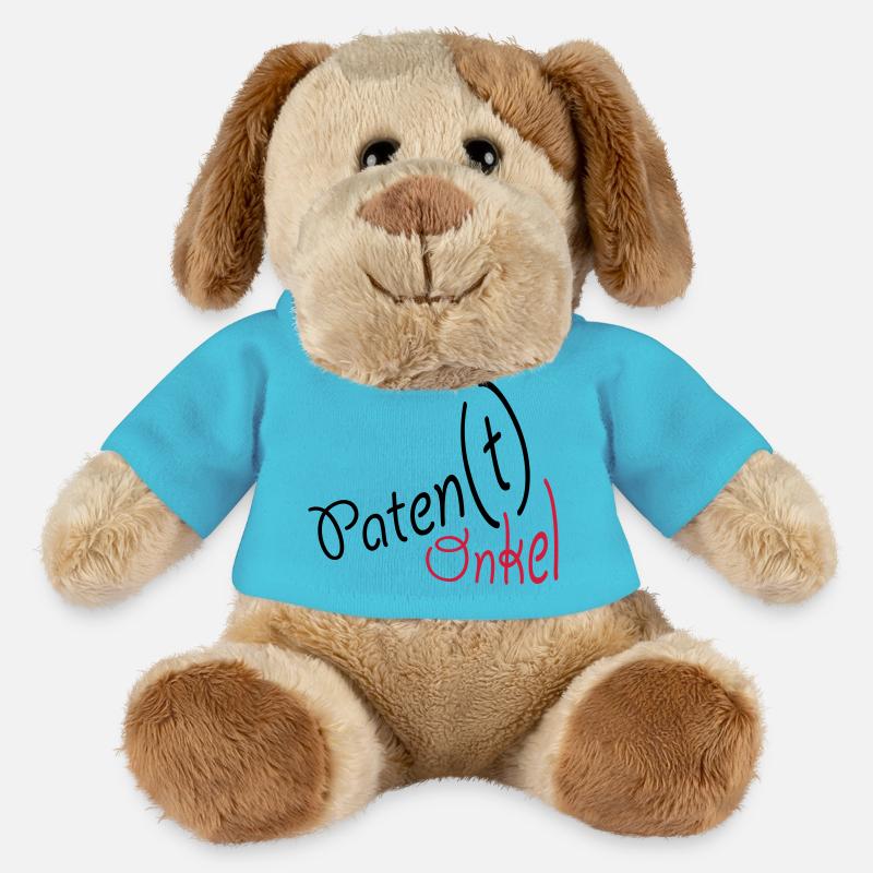 Parrain - Chien en peluche Helge MiniFeet® - bleu outremer