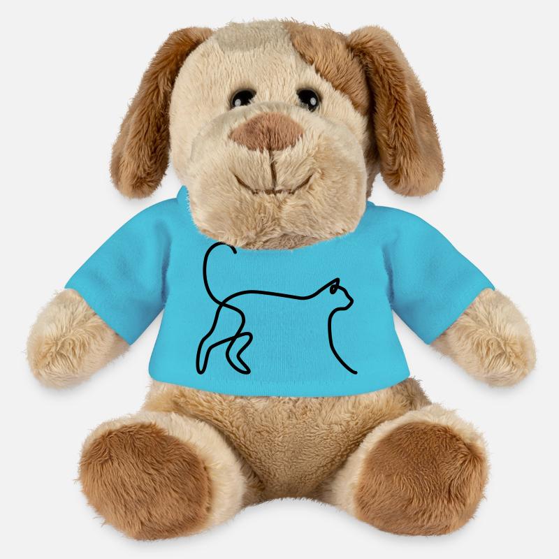 Katze 03 - MiniFeet® Hund Helge - Atollblau
