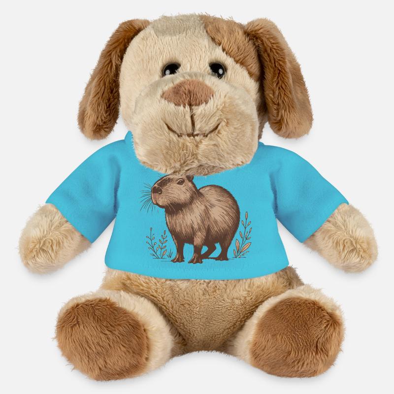 Capybara - MiniFeet® Hund Helge - Atollblau