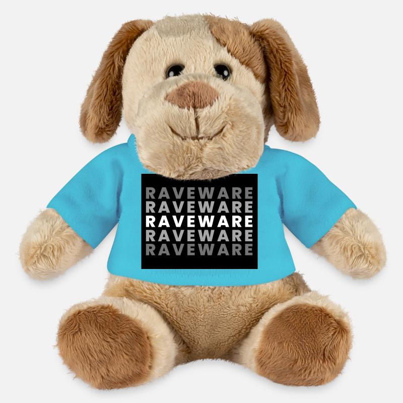 Raveware - Chien en peluche Helge MiniFeet® - bleu outremer