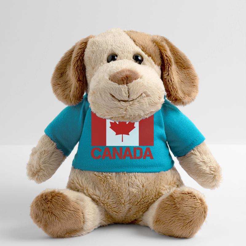 Maple Leaf Canada Flag Art MiniFeet® Dog Helge