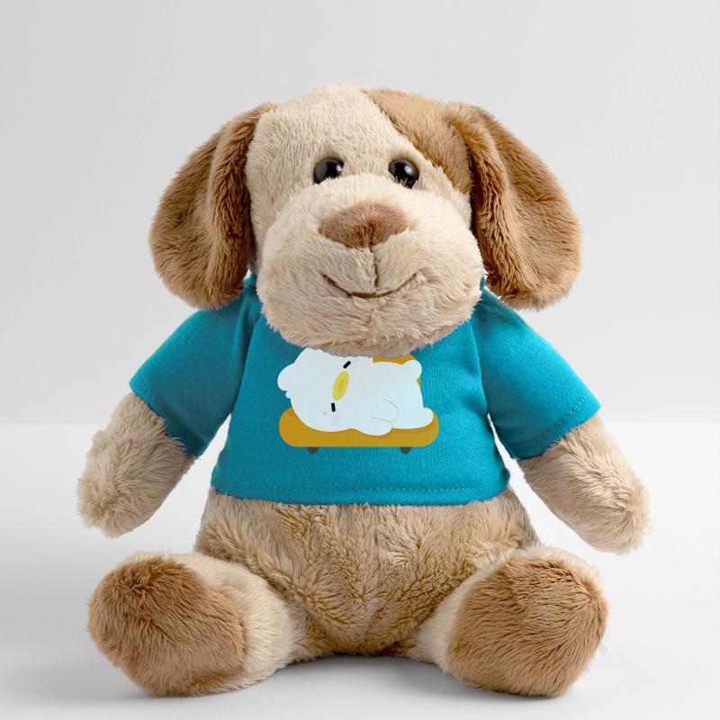 Canard endormi sur coussin orange Chien en peluche Helge MiniFeet®