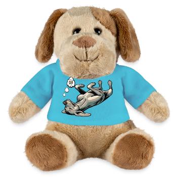Propriétaire de Weimaraner Passionné de Weimaraner - Chien en peluche Helge MiniFeet® - bleu outremer - Devant